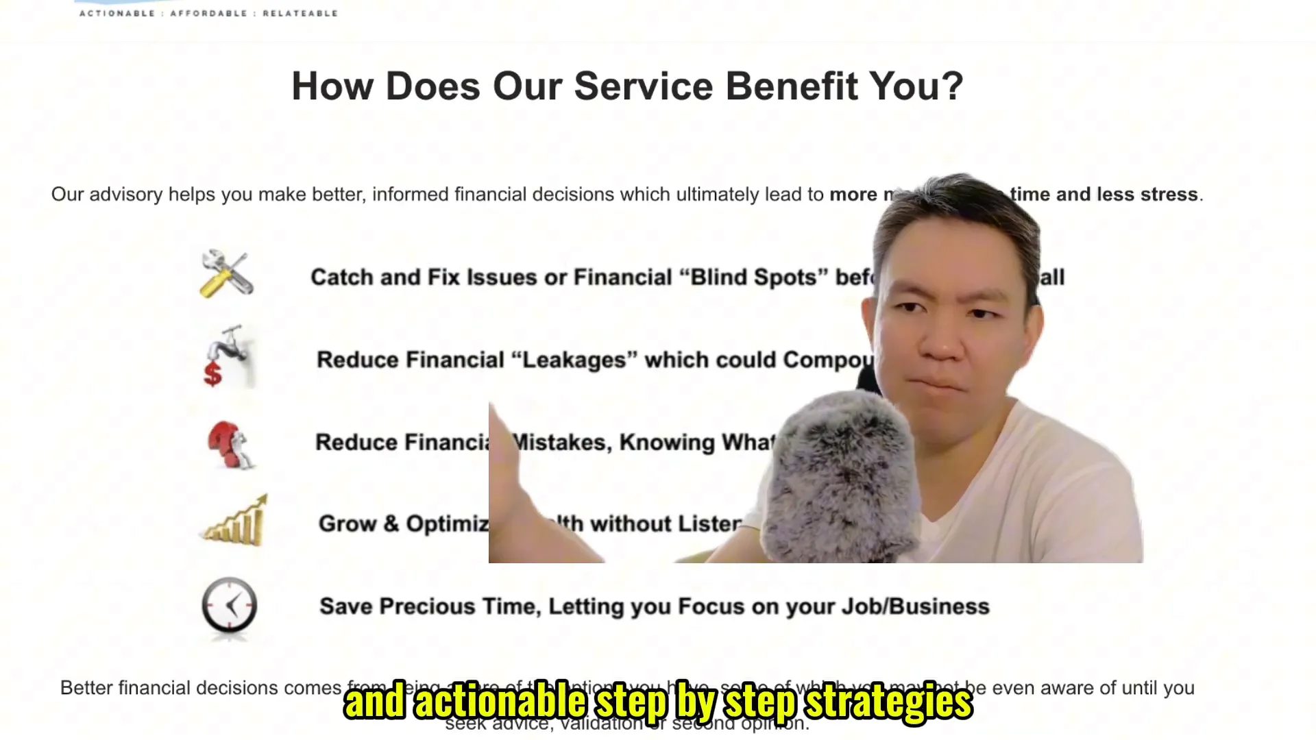 Focus on Actionable Strategies