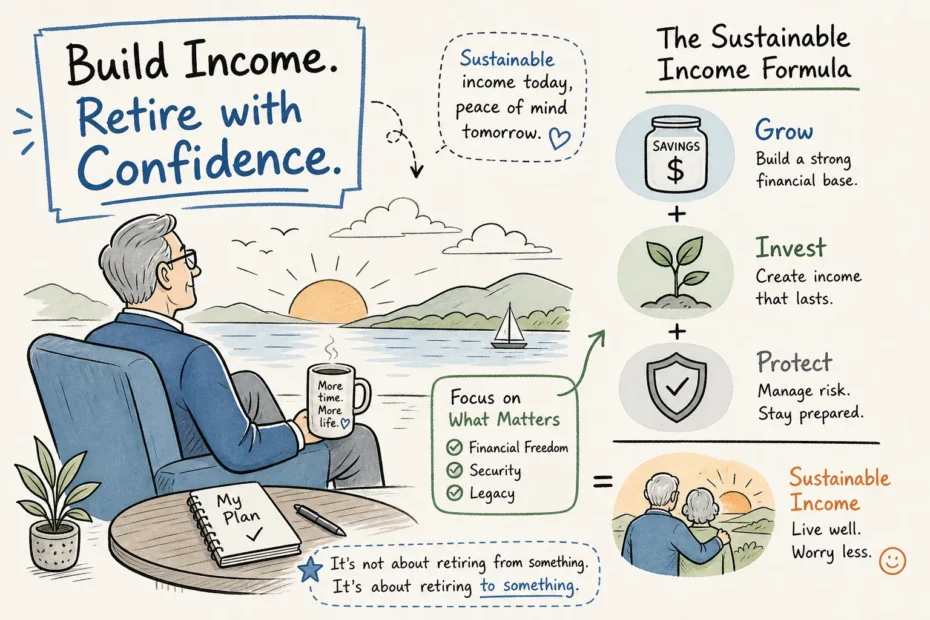 How to Build Sustainable Retirement Income as a Senior Executive by CF Lieu - Certified Financial Planner Malaysia