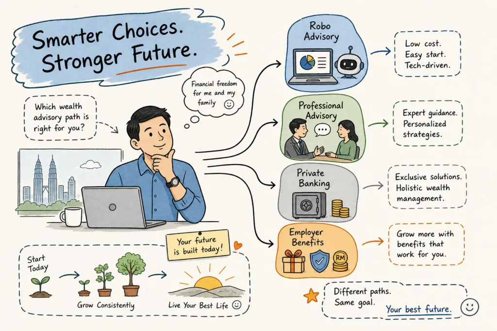 what wealth advisory options are available for corporate employees in malaysia